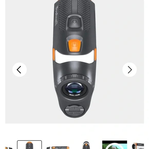 Bushnell Tour V6 Shift Rangefinder - White & Orange - Picture 6 of 9